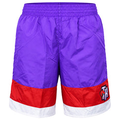 Mitchell & Ness NBA Toronto Raptors Striped Mens Purple Shorts