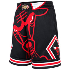 Mitchell & Ness NBA Chicago Bulls Big Face Mens Black Shorts