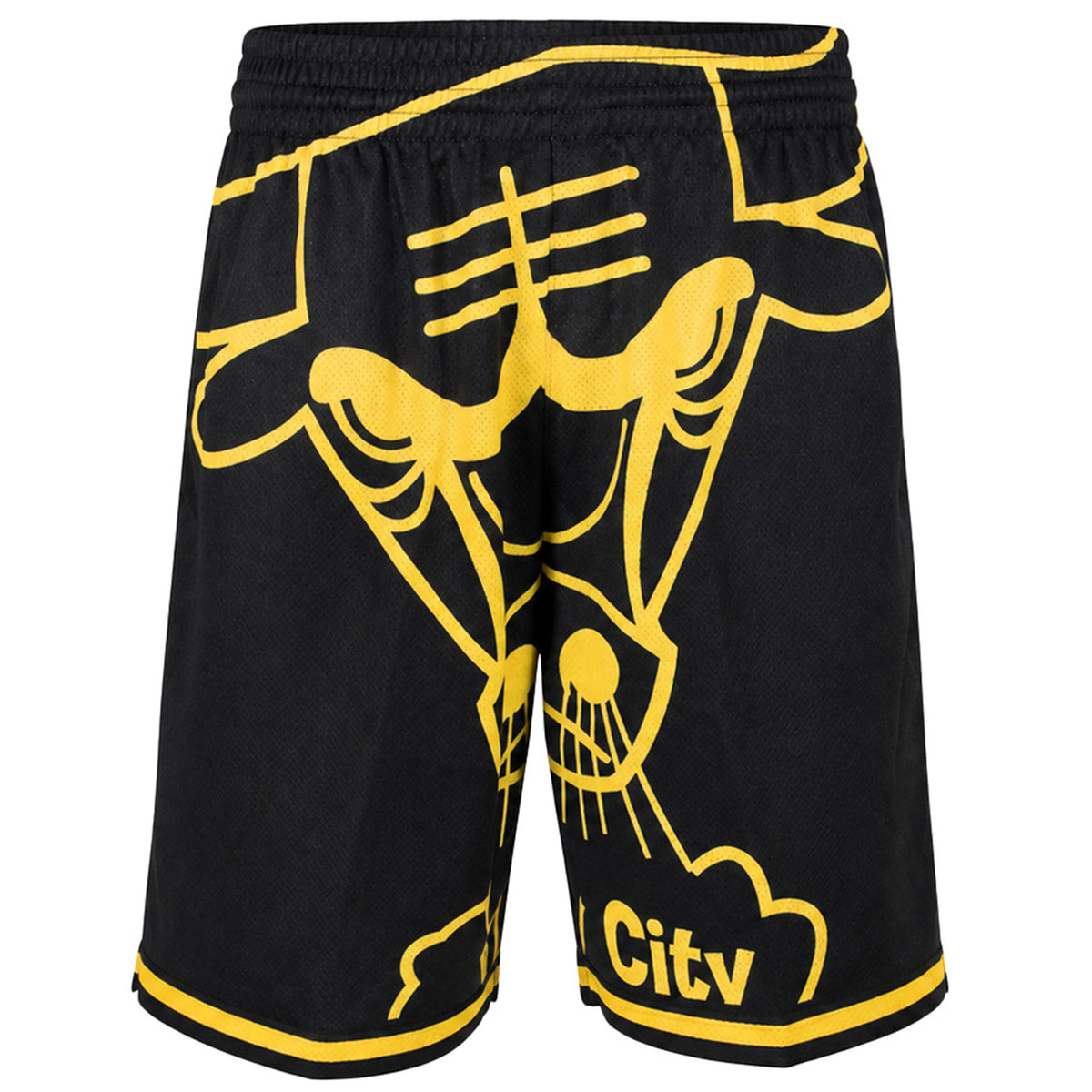 Mitchell & Ness NBA Chicago Bulls Big Face Mens Black Shorts
