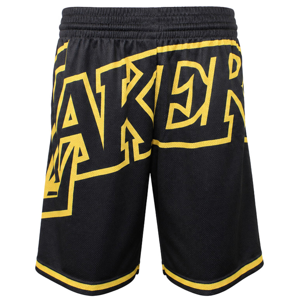 Mitchell & Ness NBA Los Angeles Lakers Big Face Mens Black Shorts