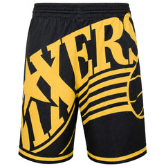 Mitchell & Ness NBA Philadelphia 76ers Big Face Mens Black Shorts