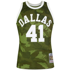 Mitchell & Ness NBA Dallas Mavericks 41 Nowitzki Swingman Jersey