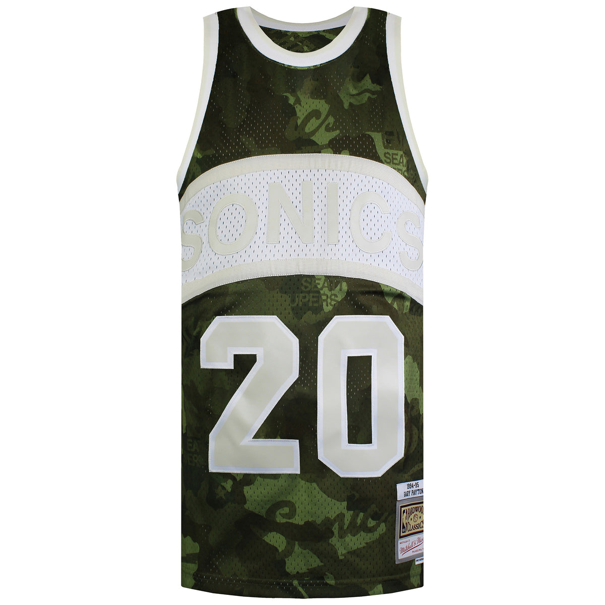 Mitchell & Ness NBA Seattle SuperSonics 20 Payton Swingman Jersey