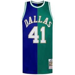 Mitchell & Ness NBA Dallas Mavericks 41 Nowitzki Swingman Jersey