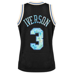 Mitchell & Ness NBA Philadelphia 76ers #3 Iverson Tie Dye Black Vest