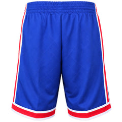Mitchell & Ness NBA New Jersey Nets 75th Anniversary Mens Blue Shorts