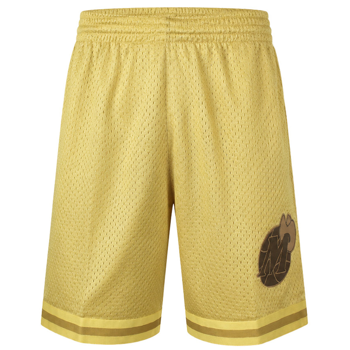 Mitchell & Ness NBA Dallas Mavericks Midas Swingman Mens Gold Shorts
