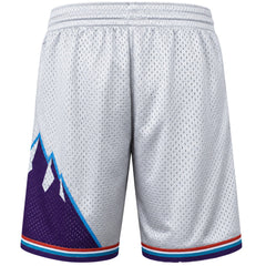 Mitchell & Ness NBA Utah Jazz Swingman Mens Silver Shorts