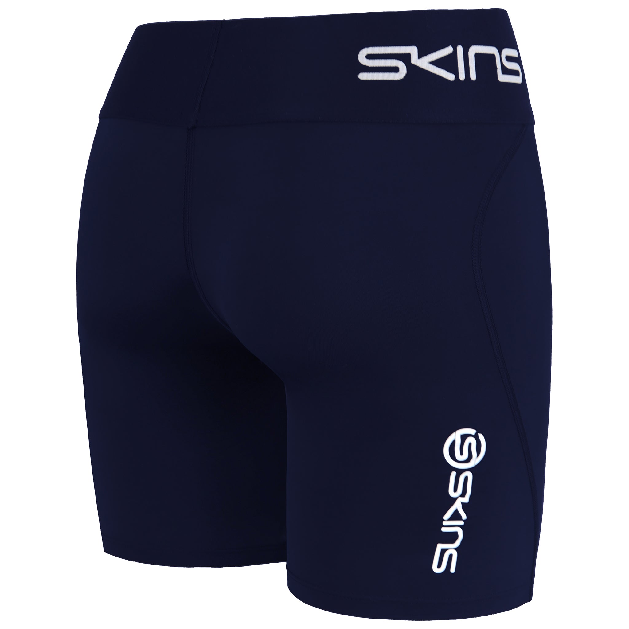 Skins Series-1 Womens Navy Half Tights Shorts