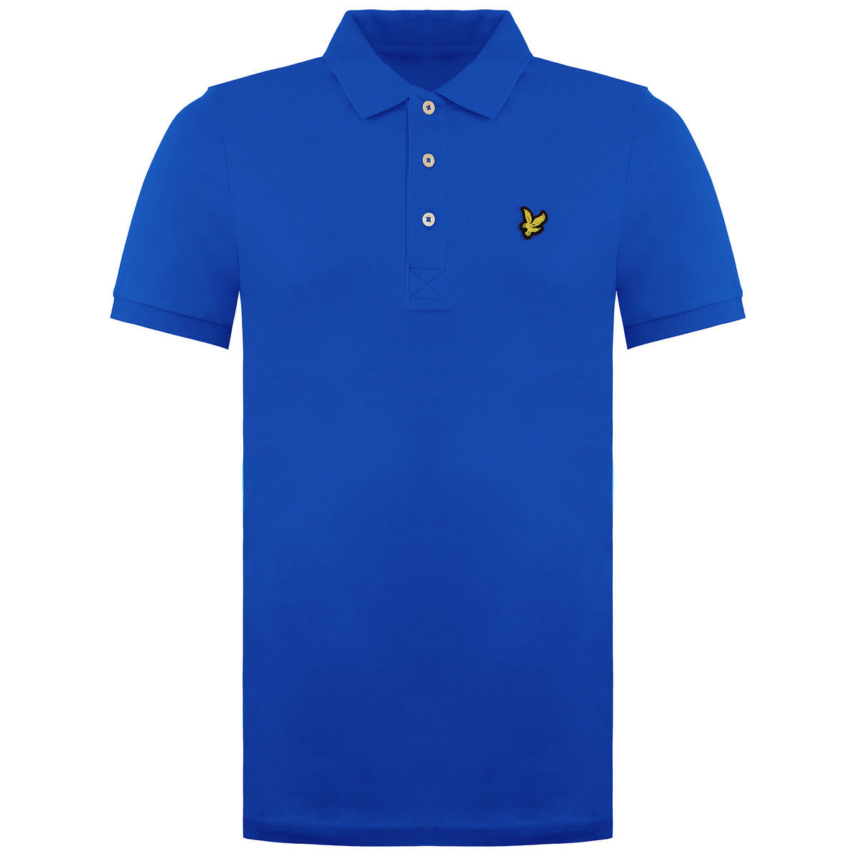 Lyle & Scott Plain Mens Blue Polo Shirt