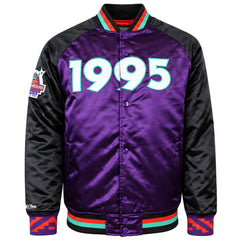 Mitchell & Ness 1995 NBA All-Star Game Mens Purple Satin Jacket