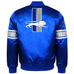 Mitchell & Ness NFL Detroit Lions Heavyweight Mens Blue Jacket