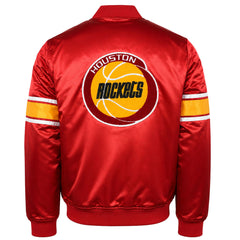 Mitchell & Ness NBA Houston Rockets Heavyweight Mens Red Jacket