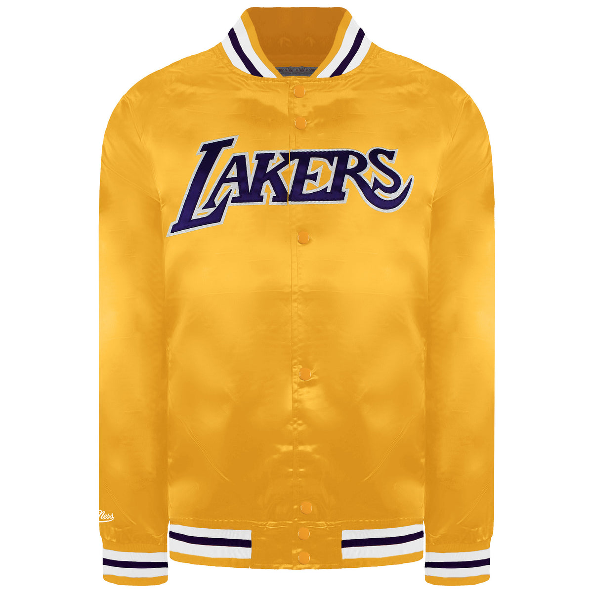 Mitchell & Ness NBA Los Angeles Lakers Mens Yellow Lightweight Jacket