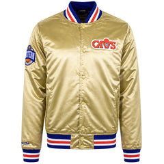 Mitchell & Ness NBA Cleveland Cavaliers Championship Mens Beige Satin Jacket