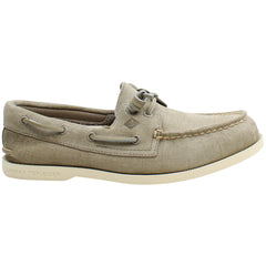 Sperry A/O 2-Eye Plushwave Womens Taupe Boat Shoes