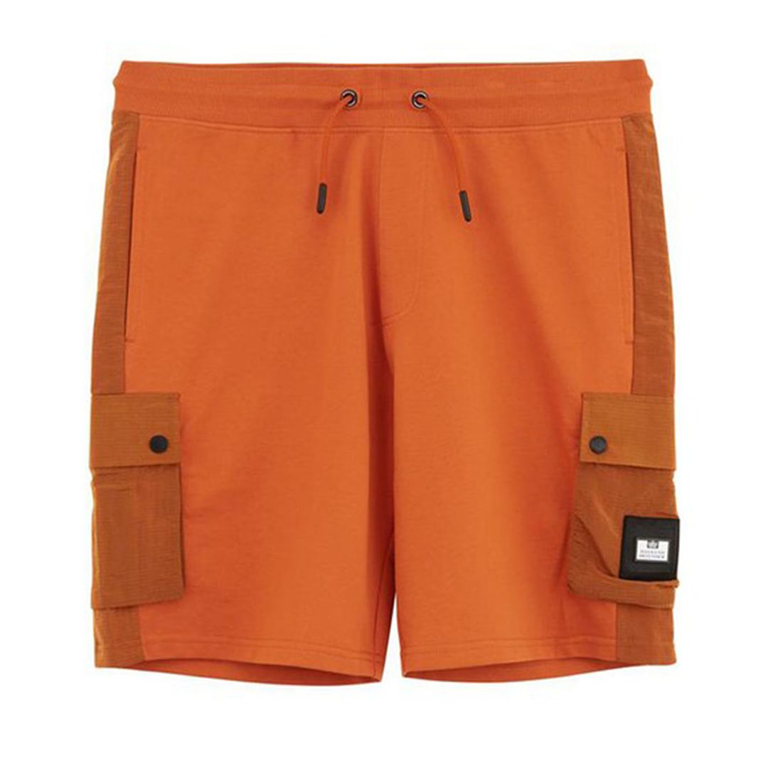 Weekend Offender Cotton Mens Orange Shorts