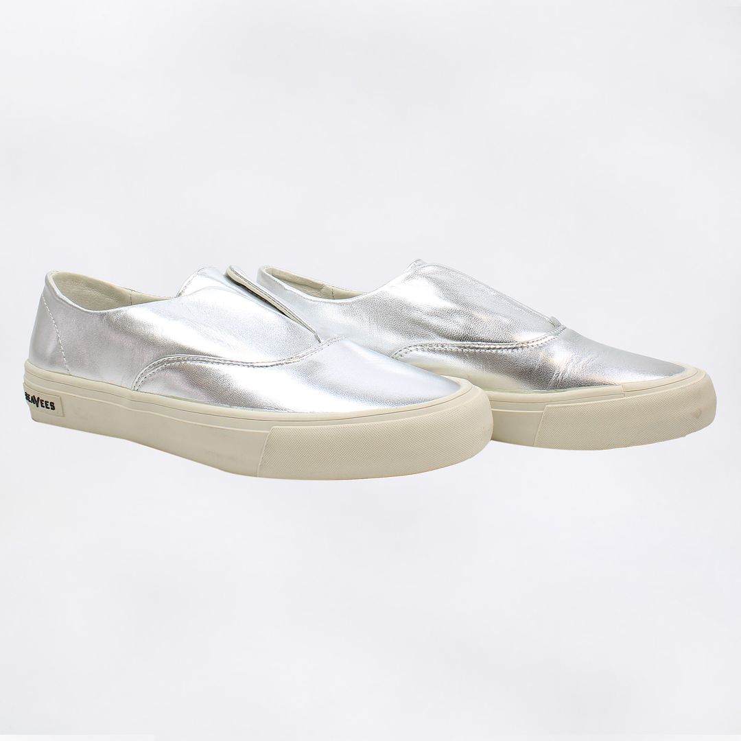 Seavees Sunset Strip Womens Silver Shoes NO BOX