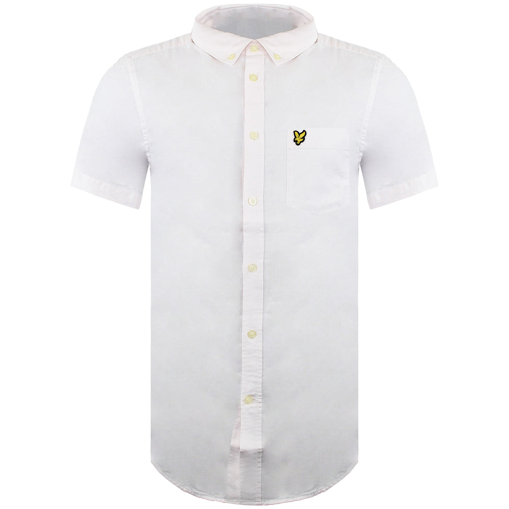 Lyle & Scott Plain Mens Light Pink Shirt