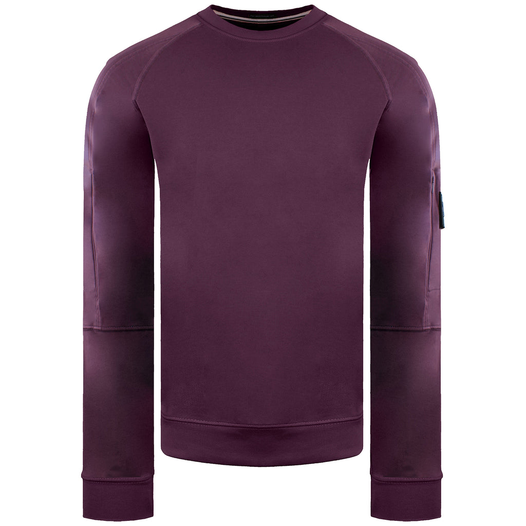 Weekend Offender Cali Mens Dark Grape Sweater