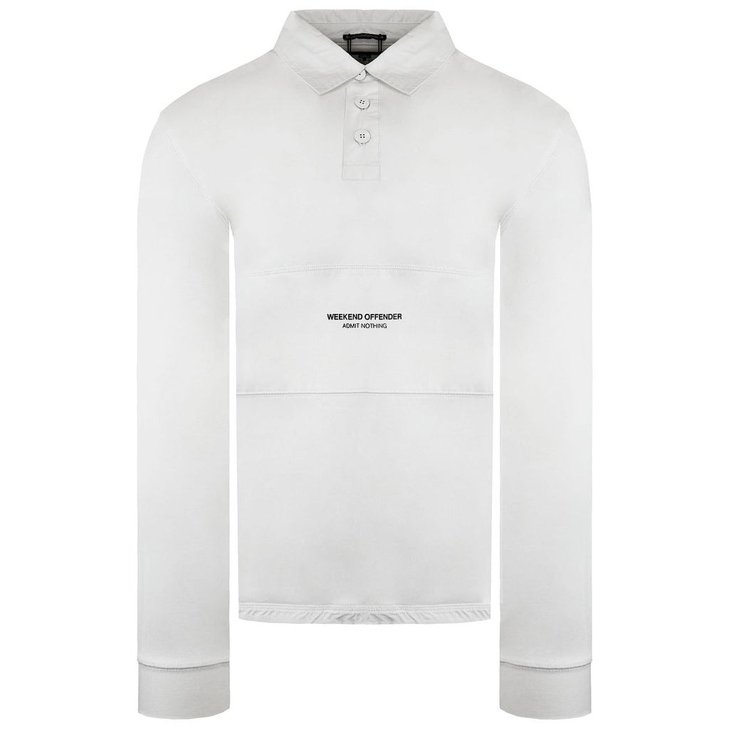 Weekend Offender Zurich Mens Milk Rugby Polo Shirt