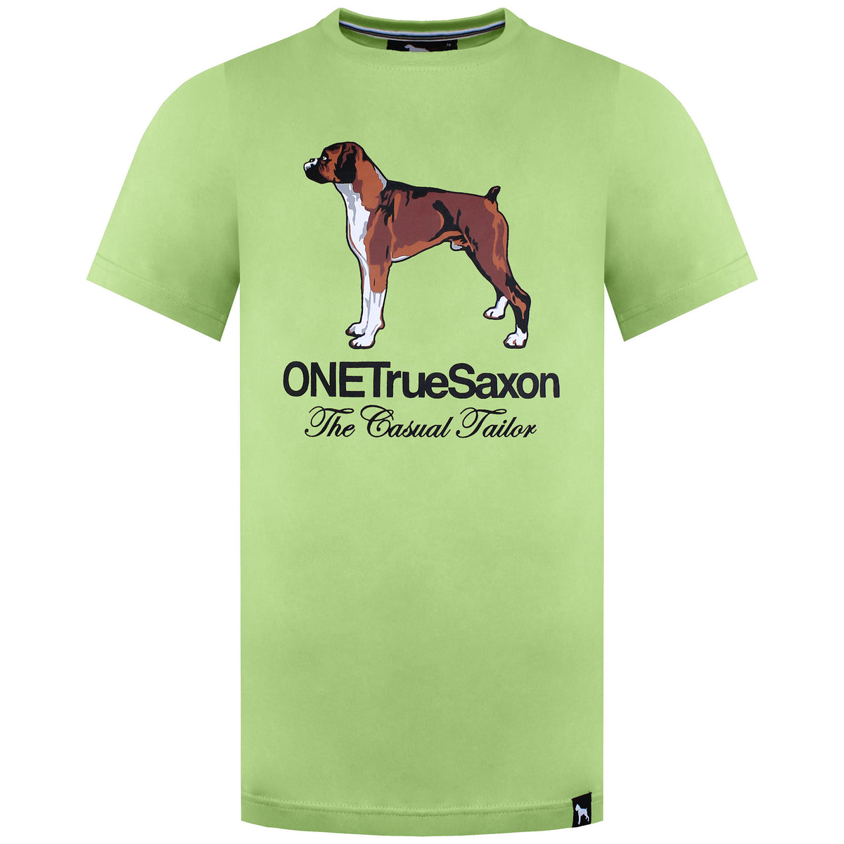 One True Saxon Dawg Mens Green T-Shirt