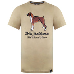 One True Saxon Dawg Mens Sand T-Shirt