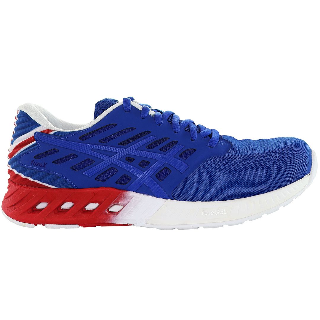 Asics FuzeX Country Pack Mens Blue Trainers