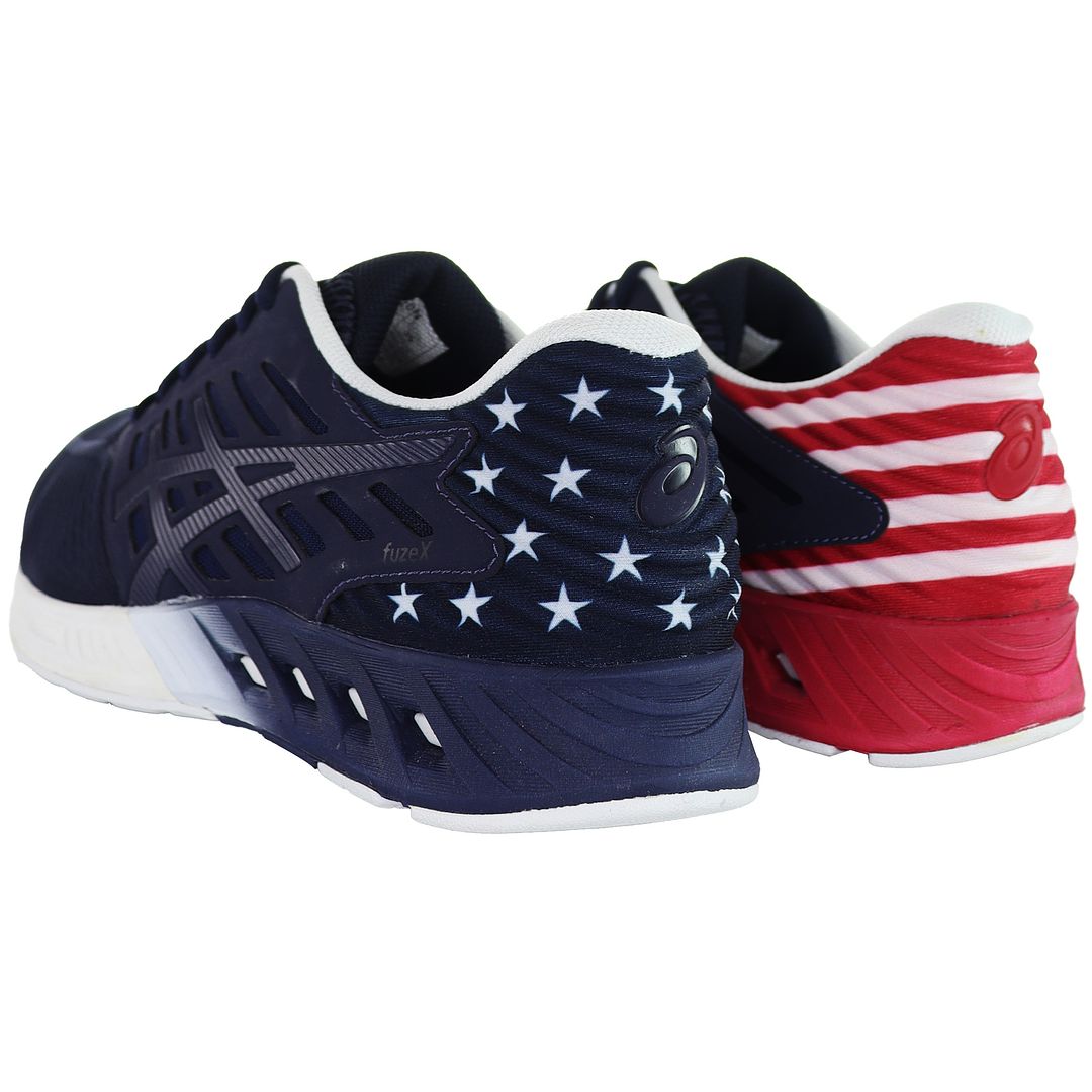 Asics FuzeX Country Pack Mens Navy Trainers