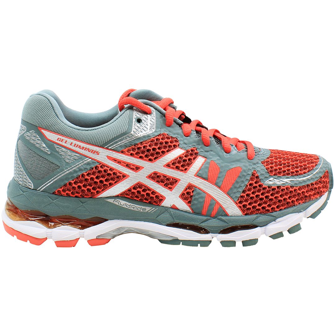 Asics Gel-Luminus 3 Womens Red/Grey Running Shoes