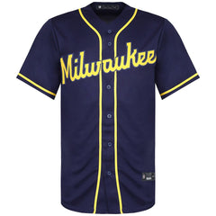 Nike MLB Milwaukee Brewers Mens Official Replica Jersey