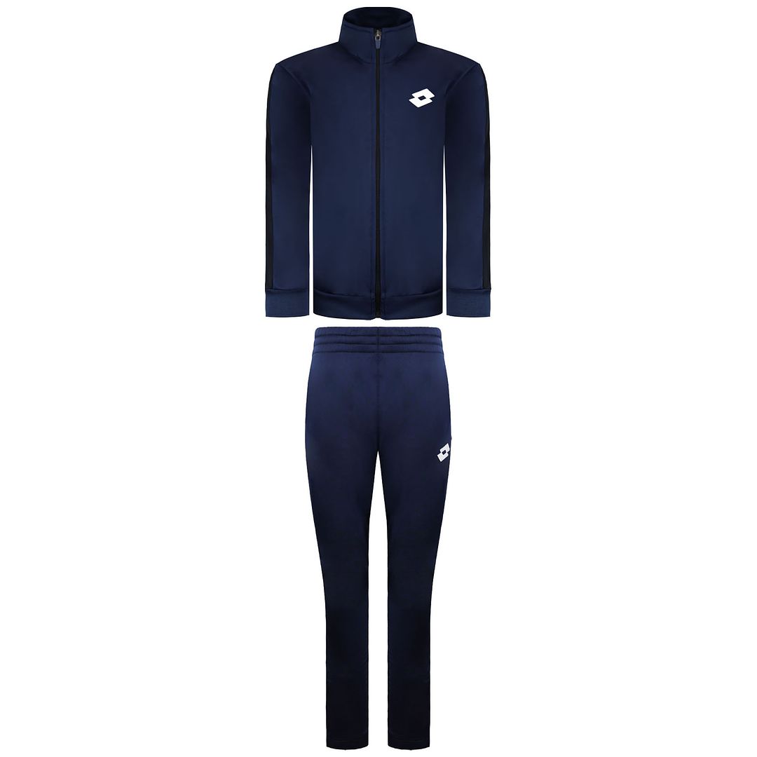 Lotto Logo Kids Navy Tracksuit