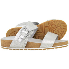 Timberland Malibu Waves Womens Silver Sliders