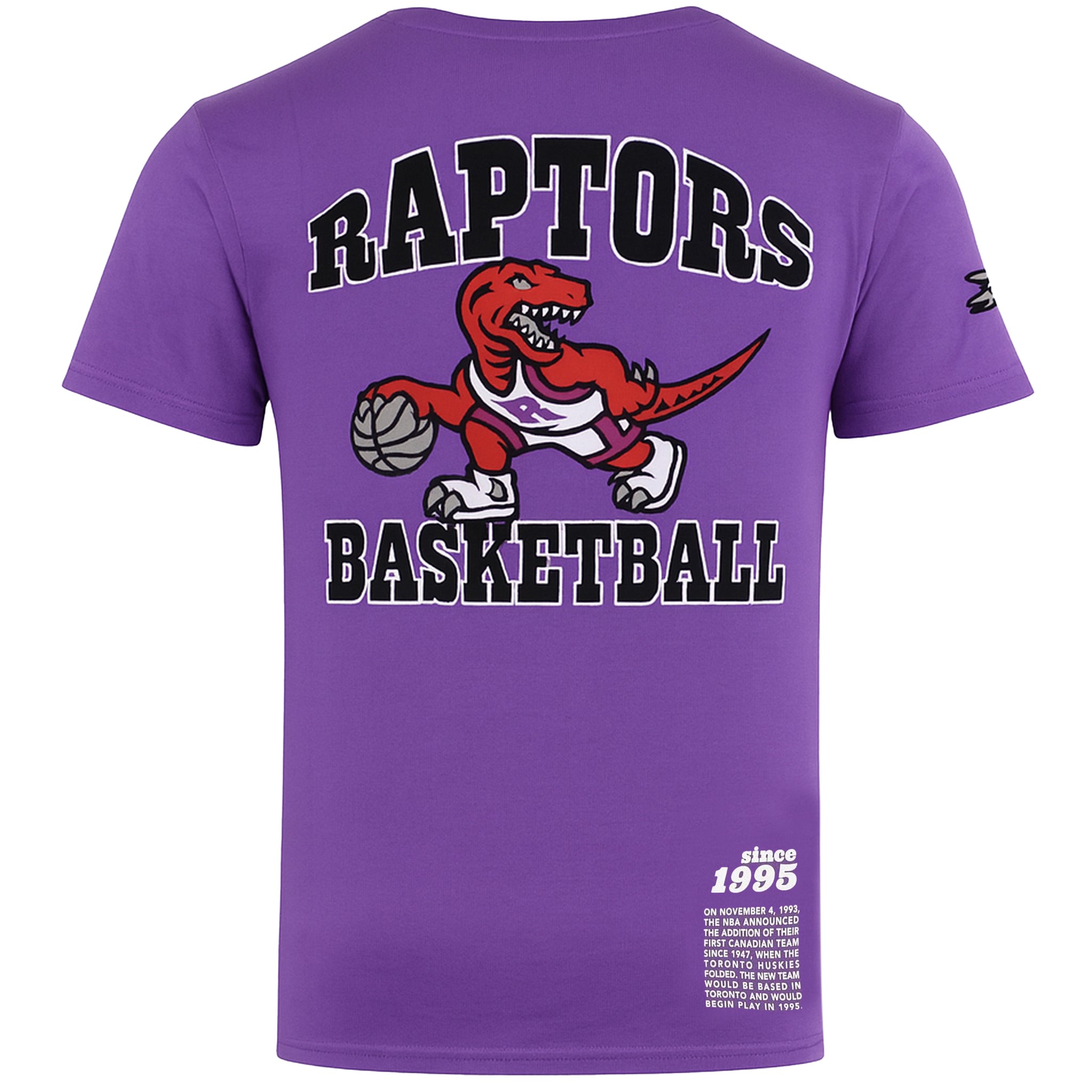Mitchell & Ness NBA Toronto Raptors Origins Mens Purple T-Shirt