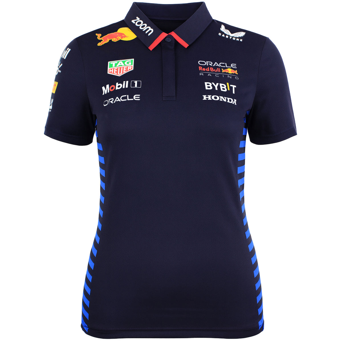 Castore Red Bull Racing Womens Navy Polo Shirt