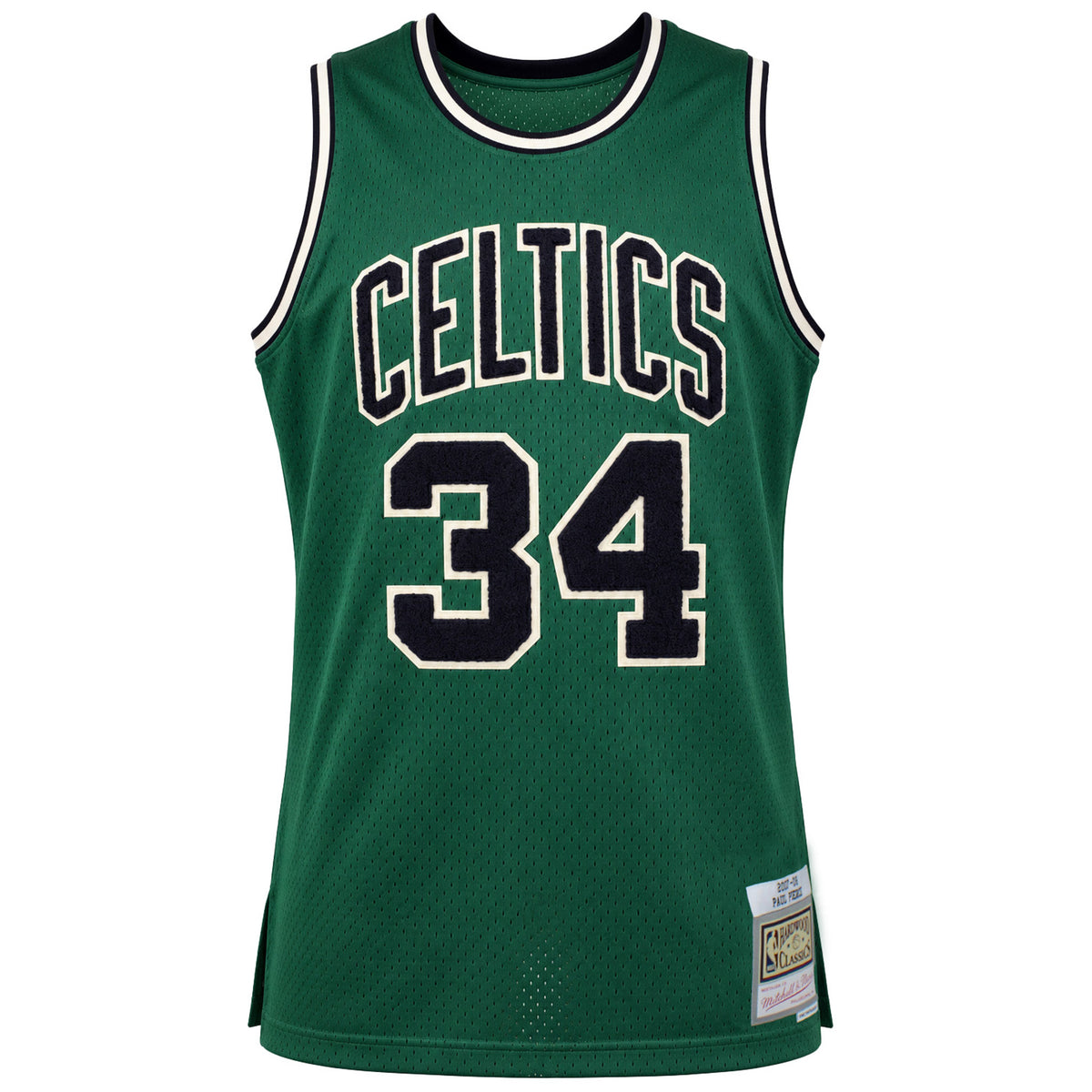 Mitchell & Ness NBA Boston Celtics #34 Pierce Off Court Green Vest