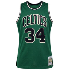 Mitchell & Ness NBA Boston Celtics #34 Pierce Off Court Green Vest