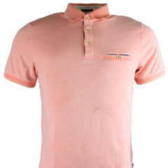 Ted Baker Soft Touch Mens Orange Polo Shirt - Size M - Dirty mark on the front