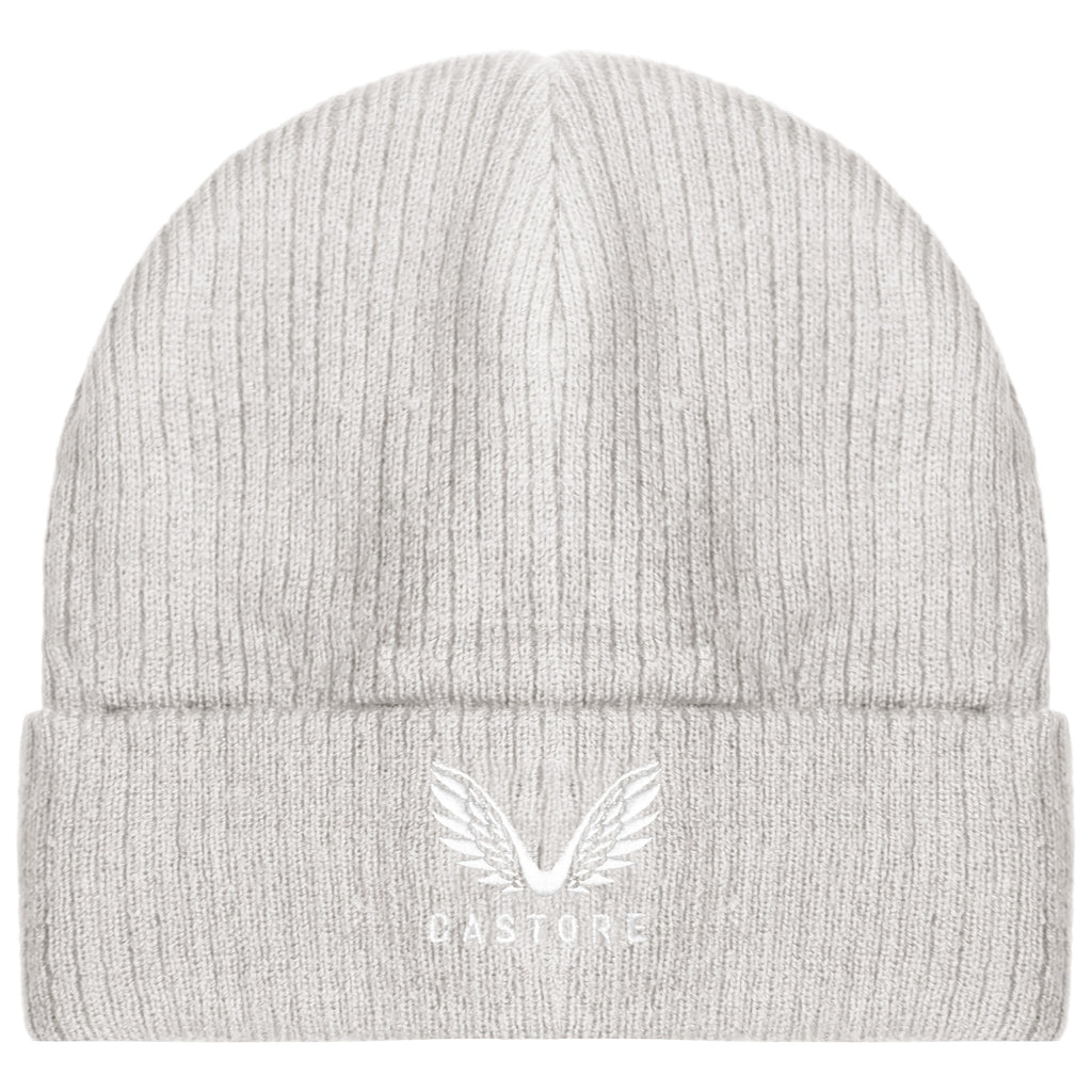 Castore Logo Stock Kids Light Grey Beanie