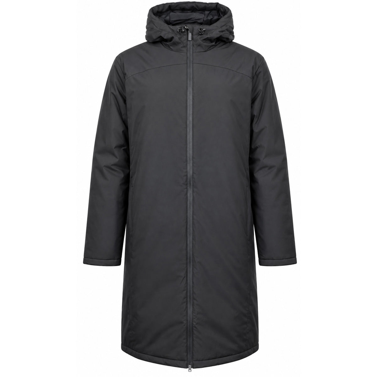 Castore Long Length Bench Mens Black Parka Jacket