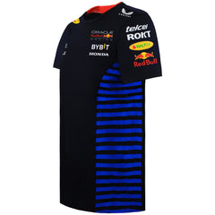 Red Bull Racing Official Teamline Set Up Mens Navy T-Shirt