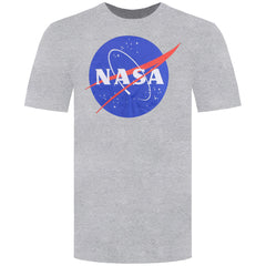 NASA Circle Logo Mens Grey T-Shirt