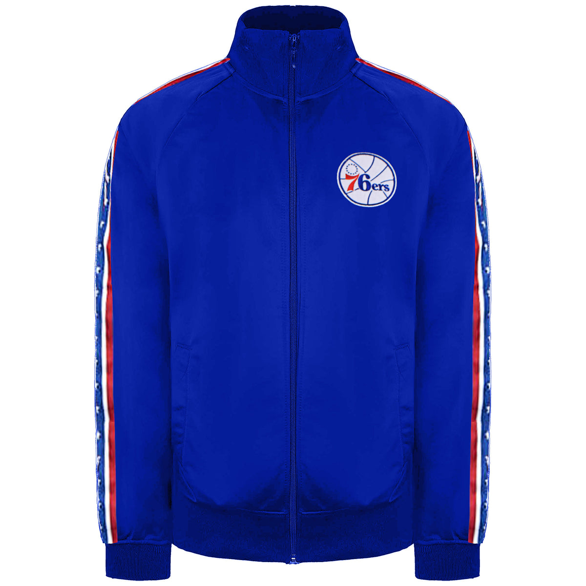 Mitchell & Ness Philadelphia 76ers Mens Track Jacket