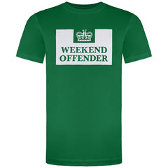 Weekend Offender Prison Mens Green T-Shirt