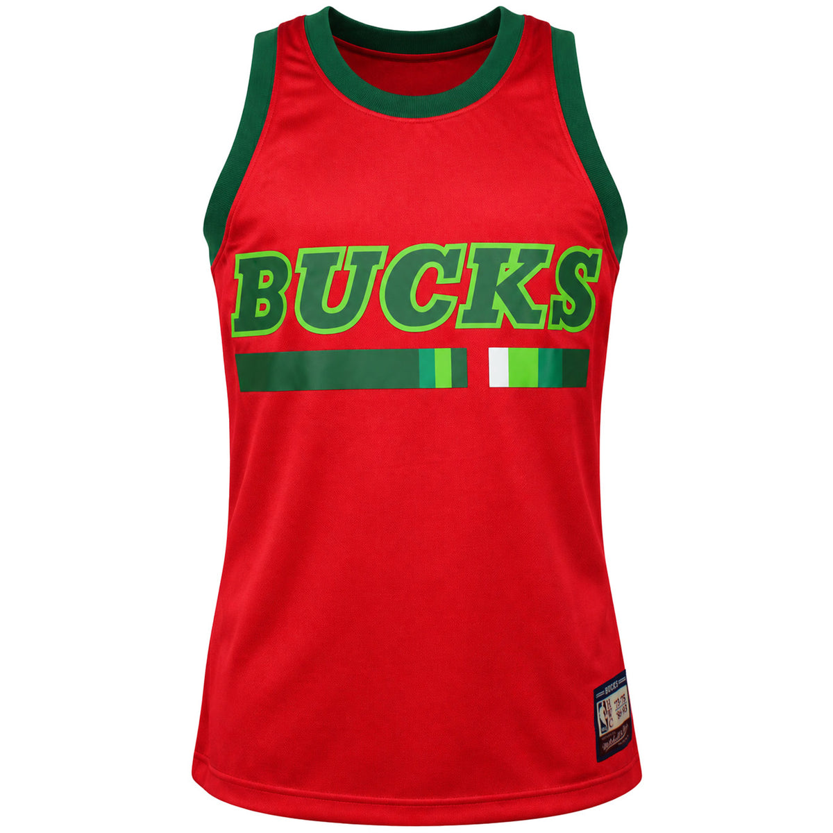 Mitchell & Ness NBA Milwaukee Bucks Heritage Mens Red Vest