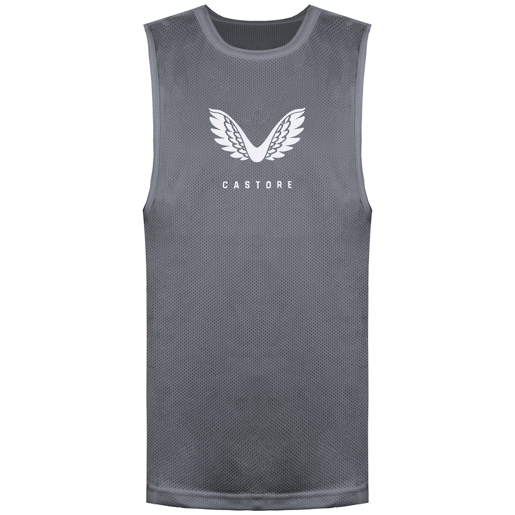 Castore Logo Kids Grey Training Vest