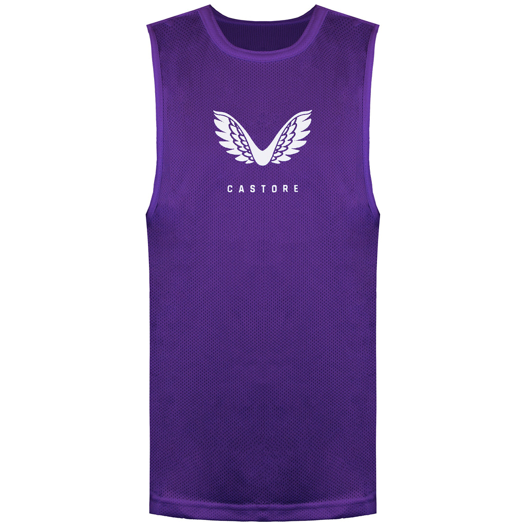 Castore Logo Kids Purple Training Vest