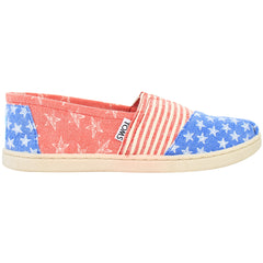 Toms Classic Kids Red/Blue Espadrilles