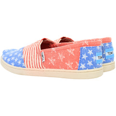 Toms Classic Kids Red/Blue Espadrilles