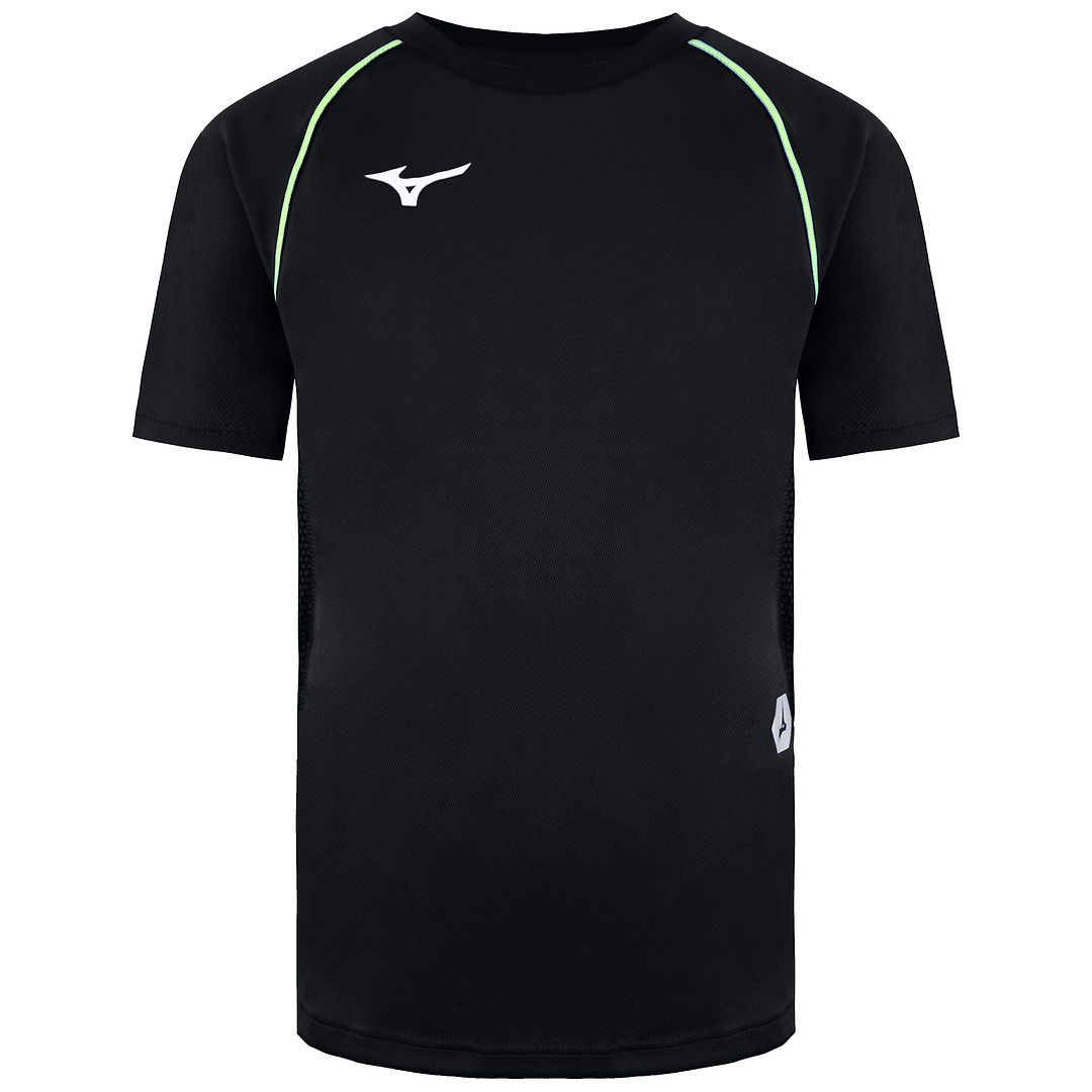 Mizuno Premium Kids Black T-Shirt